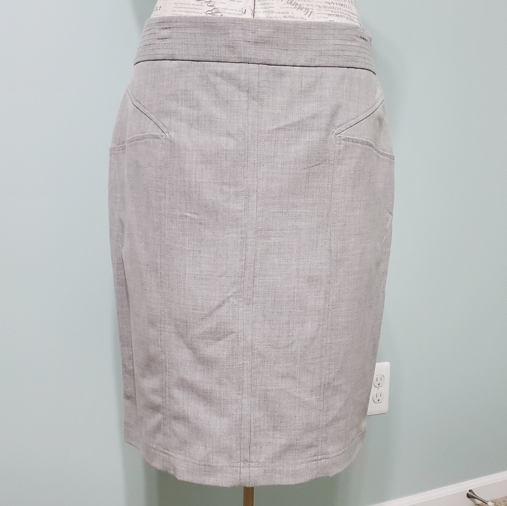Worthington Light Gray Skirt Size 14